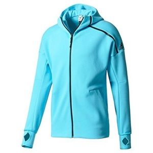 Adidas Z.N.E. Hoodie - Women's Tennis L Samba Blue/Black